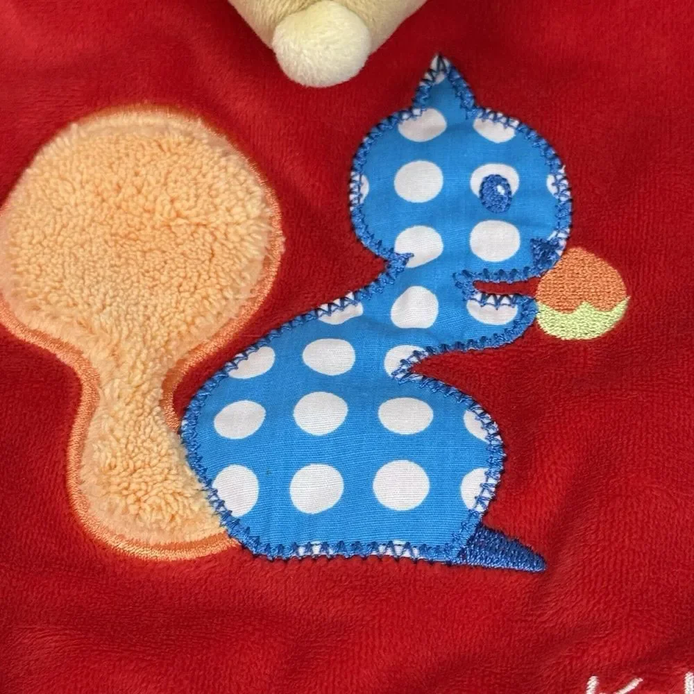 KALOO France Colors DOUDOU PUPPET MOUSE #9632631 Plush Lovey Squirrel Red‎ Soft